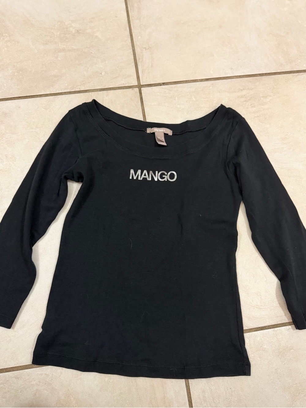🖤 Mango Basics scoop neck Long Sleeve Top — (EUR M / US S) 🖤